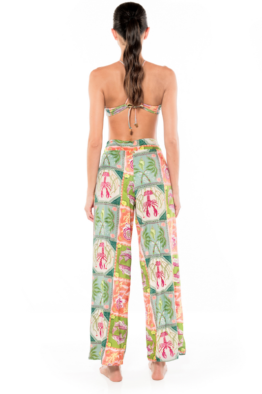 Pantalón Mariposa Caribbean Postcards