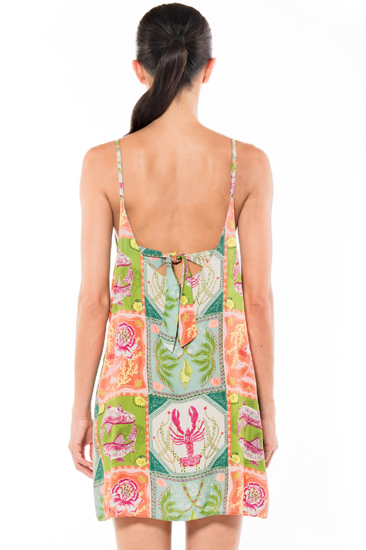 Vestido Romina Caribbean Postcards