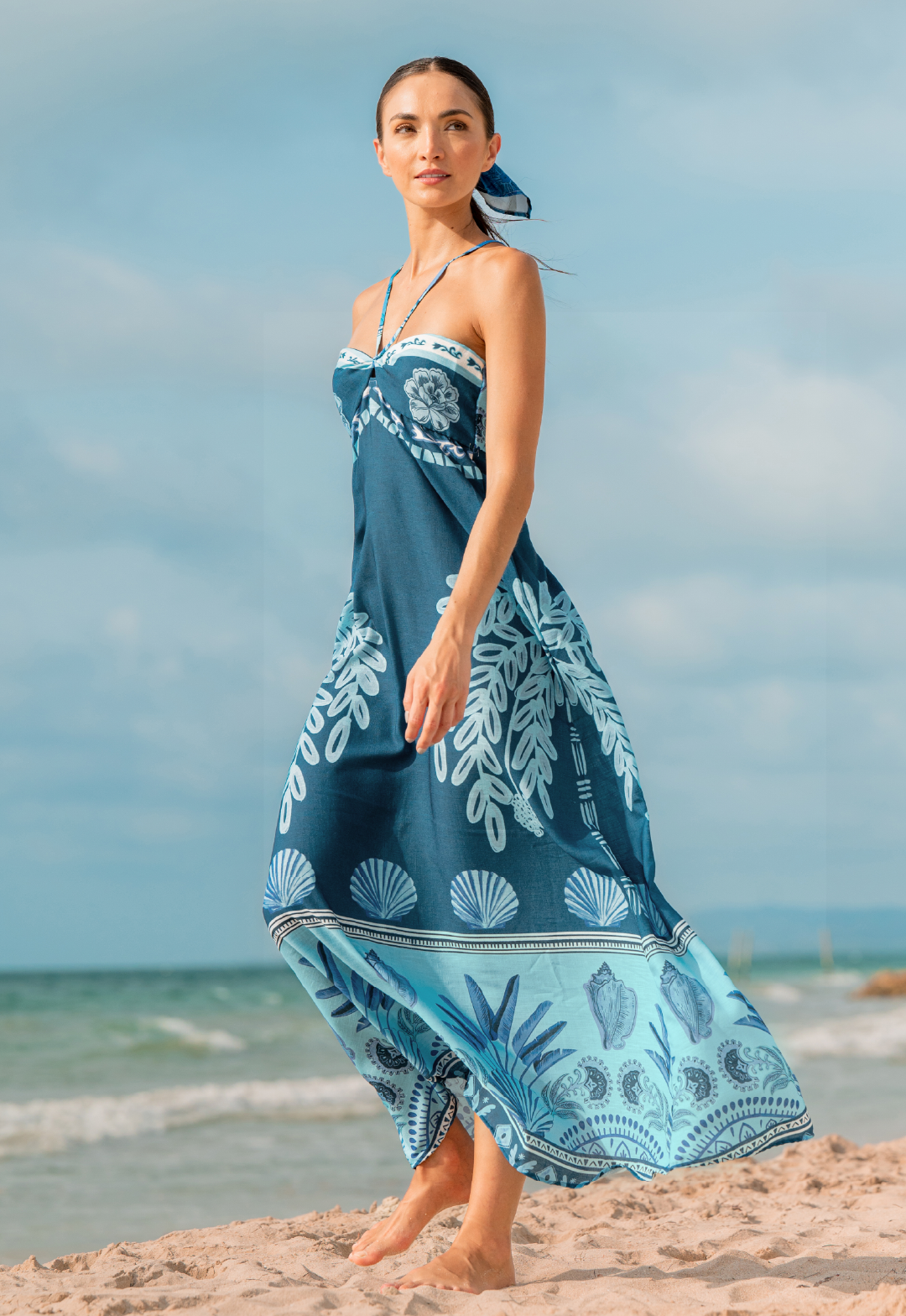 Resortwear Tropical Sky y Sky Blue