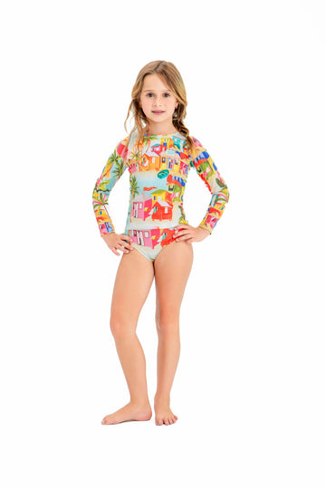 Set Niña Rashguard Isla Islote