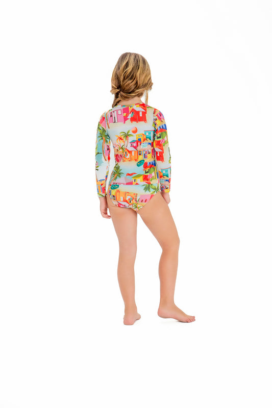 Set Niña Rashguard Isla Islote