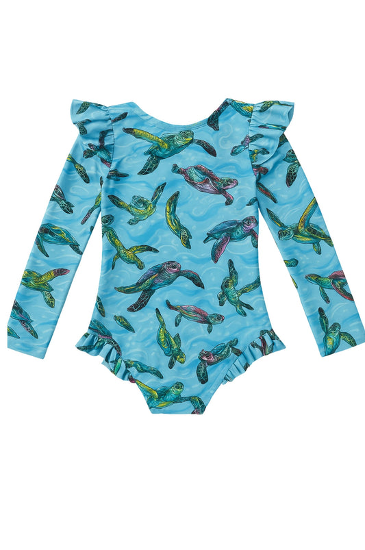 Enterizo Tortuga Azules