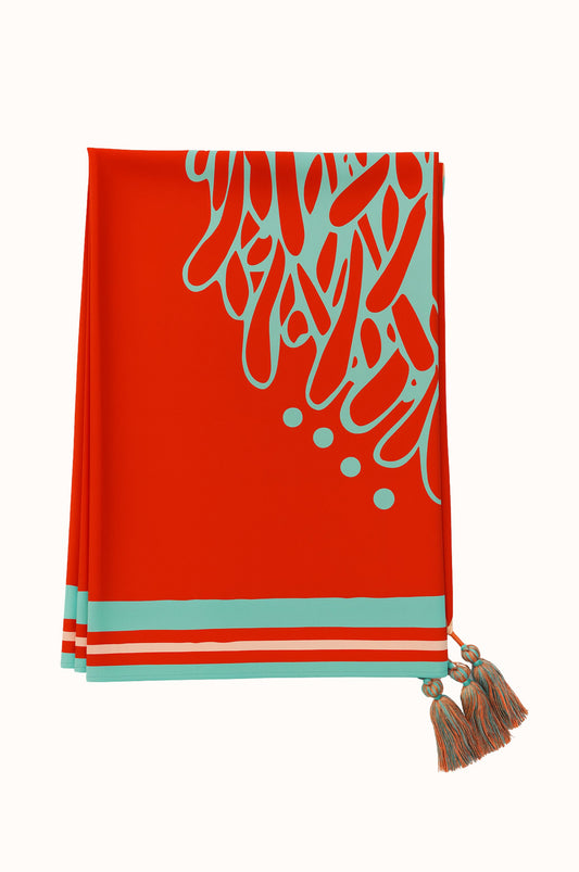 Pareo Touch Coral Naranja