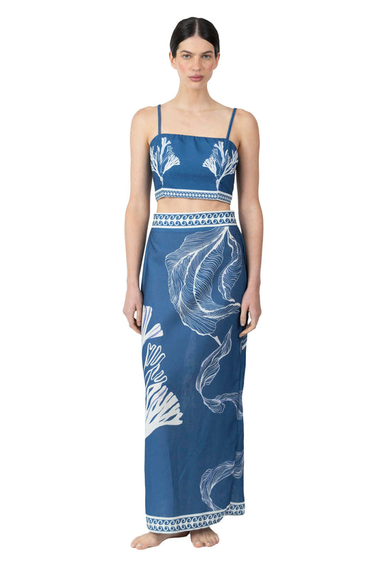ZAIRA SKIRT  | Aqua Dream