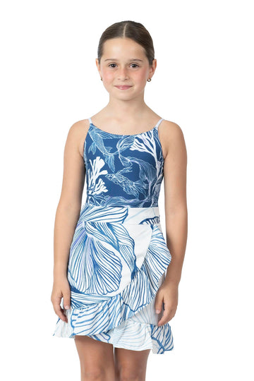 Pepita Skirt | Aqua Dream