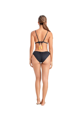 Bottom Alejandra Negro Unicolor