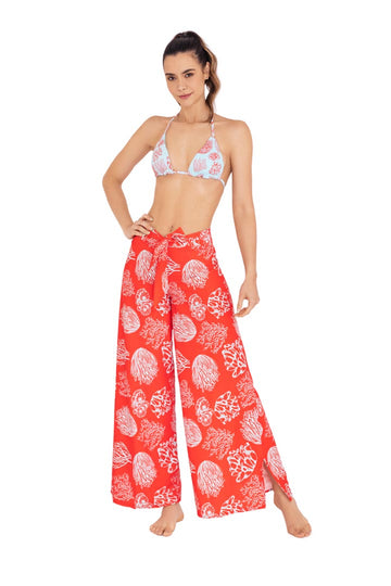 Pantalón Mariposa Coral Naranja