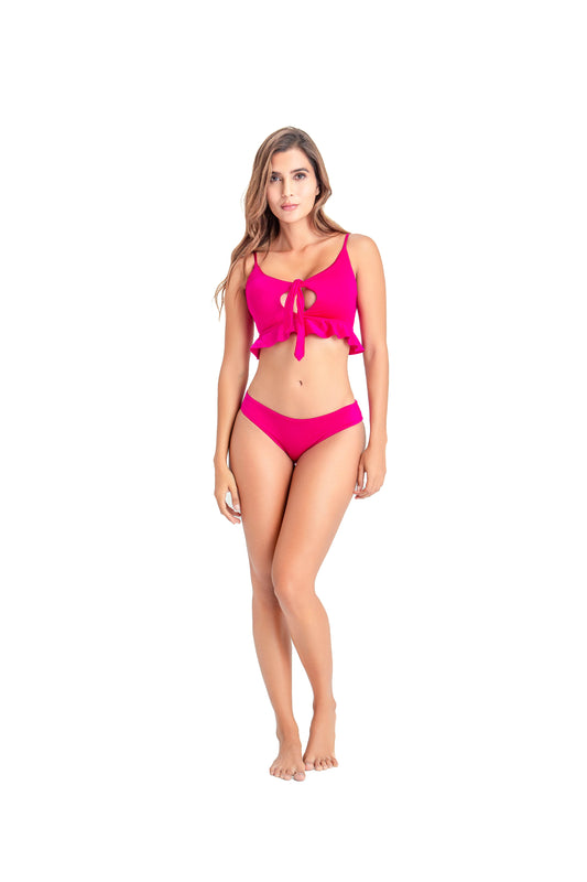 Bikini Cayetana Fucsia Unicolor
