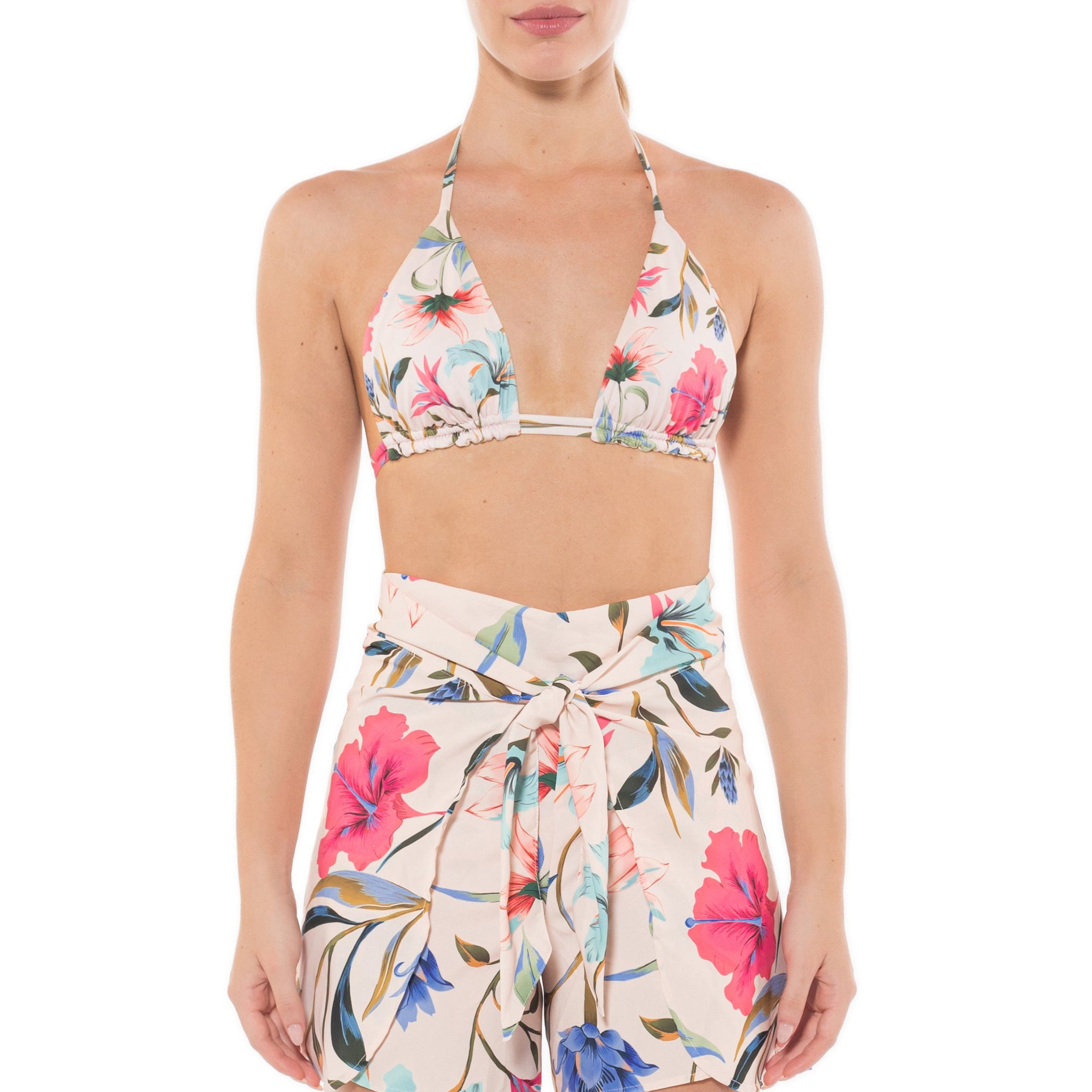 Short Mariposa Floral Paradise