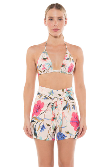 Short Mariposa Floral Paradise