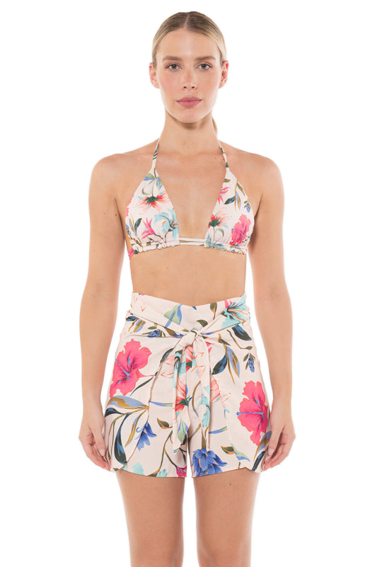 Short Mariposa Floral Paradise