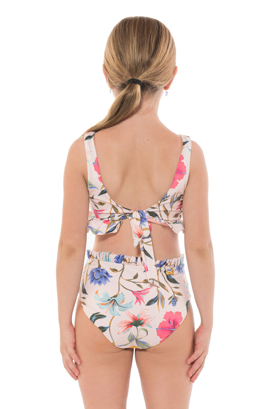Top Niña Lirio Floral Paradise