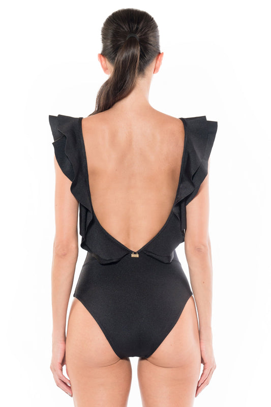 Enterizo Elsa Black Island