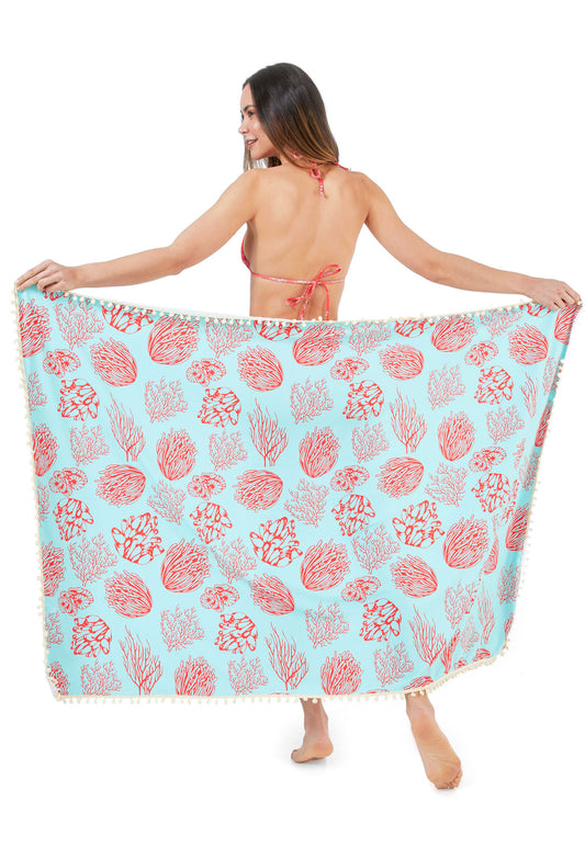 Pareo Touch Coral Verde