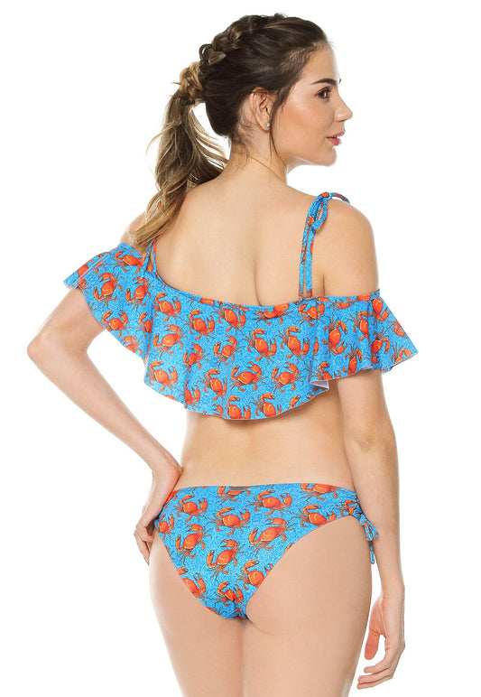 Bikini Set Martina Cangrejos Naranjas